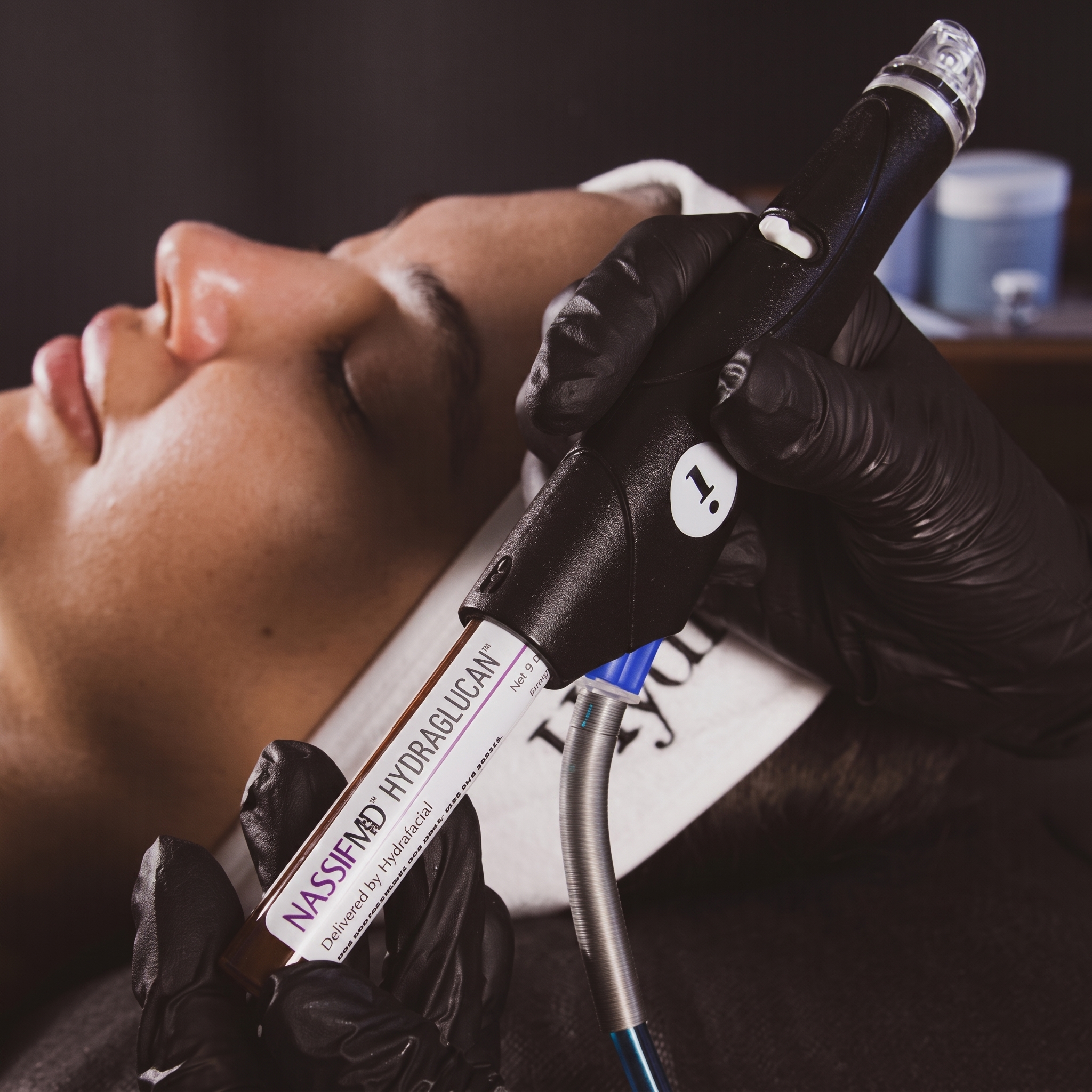 HydraFacial treatment at AES Med Spa