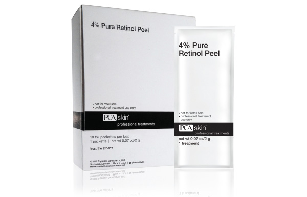 PCA 4% Retinal Peel treatment at AES Med Spa in St. Charles